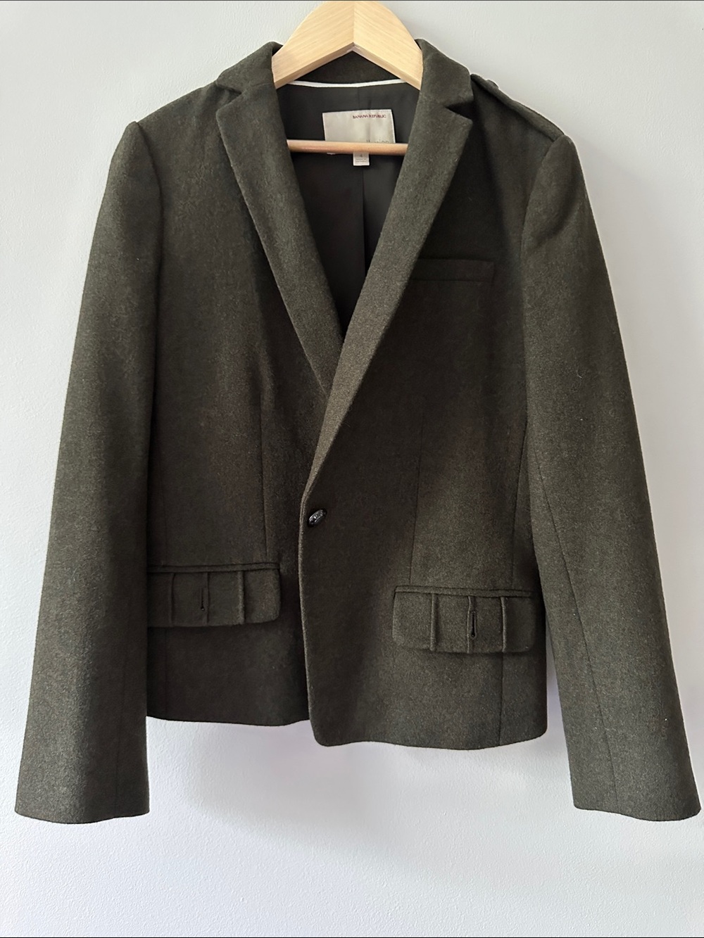 Banana Republic Heritage Collection Jacket in Dark Green Size 4